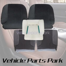 For Dodge Ram 03-05 Front Bottom & Top Lean Back Seat Cover & Foam Cushion Gray
