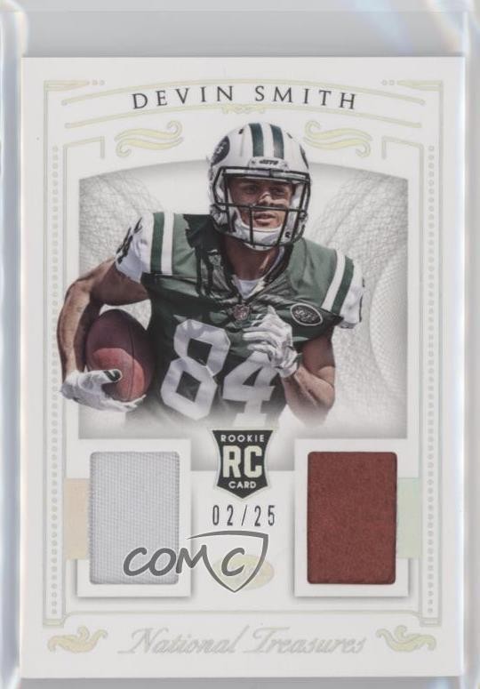 2015 Panini National Treasures Holo Silver 2/25 Devin Smith #RDM-DS RC 0c3
