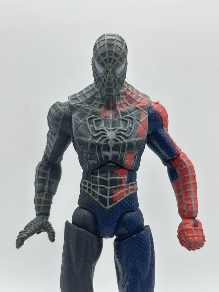 Figura de acción Hasbro Toybiz Spider-Man medio simbionte Spider-Man MUY RARA *Leer* Foto 2 de 4