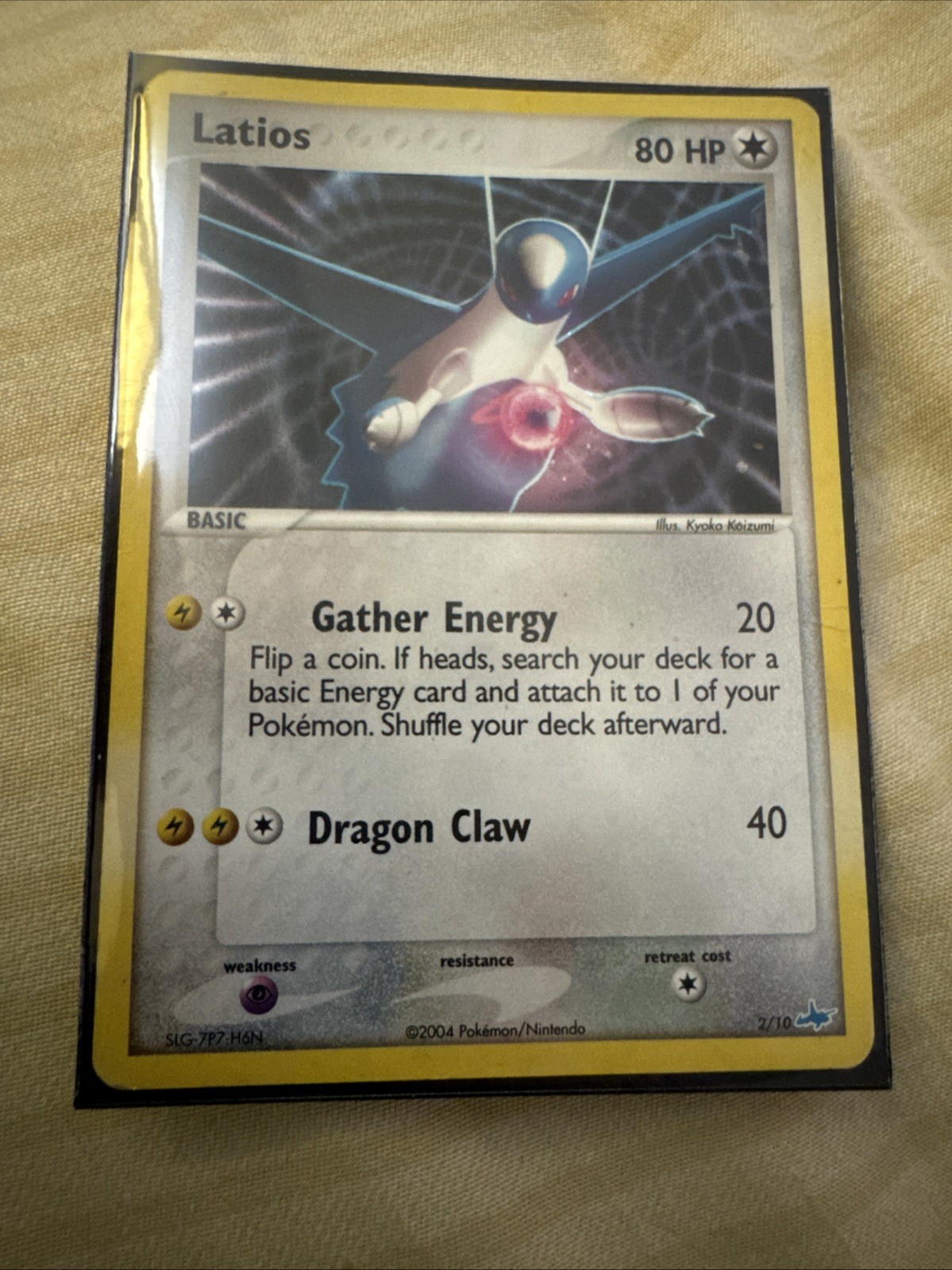 Pokemon EX Trainer Kit 1: Latias & Latios 2/10 Latios Holo