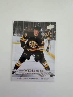 Upper Deck 2025-26 Series 2 Young Guns Frederic Brunet Boston Bruins NHL #489