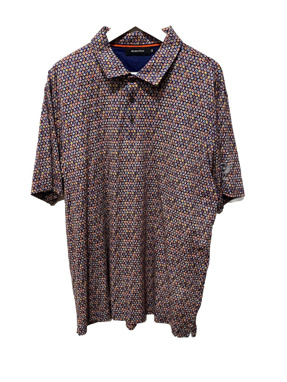 Bugatchi Mens Multicolor Performance Bighorn Golf… - image 1