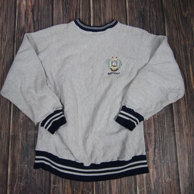 Vintage Champion Reverse Weave Sweater Mens Medium Nantucket USA Crewneck 90s