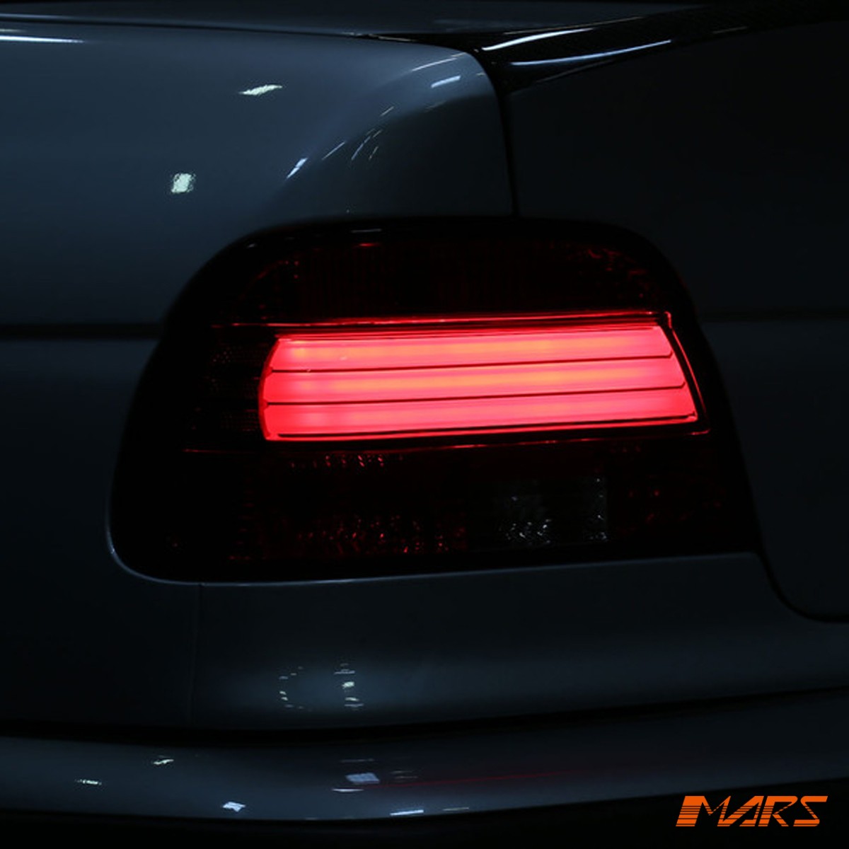 Clear Red 3D LED Stripe Bar Tail Lights for BMW 5-Series E39