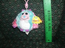 Ty MONSTAZ 4" * CLIP * JAZZY * AQUA * 2012 * MWMT * DOB:5/17 * RETIRED * HTF