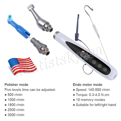 Dental 3in1 Endo Motor Apex Locator/Endo Heated Pen Obturation System Heated Tip - Picture 7 of 39