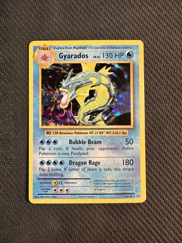 Gyarados 34/108 Pokémon Evolutions Holo