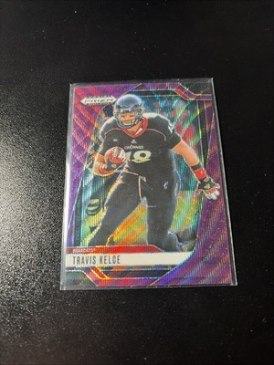 2025 Panini Prizm Draft Picks - Travis Kelce #173 Purple Wave Prizm