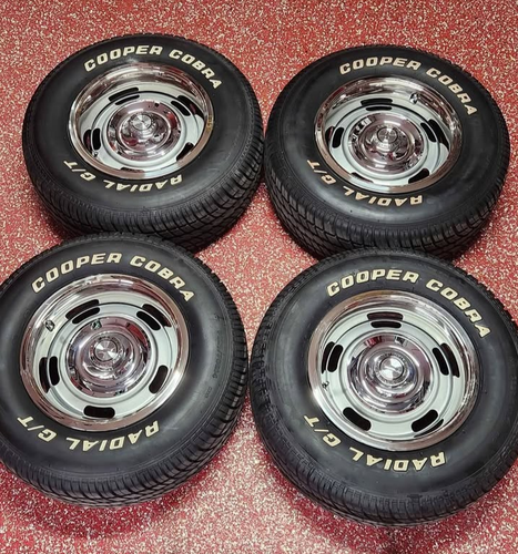 Chevrolet Chevelle Rally Wheels 14x7 with tires 225/70 R14 Full Set of ...