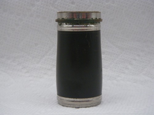 VINTAGE ADJUSTABLE HARD RUBBER Bb CLARINET BARREL - EBONITE - READ!