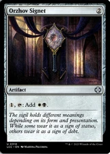 NM - Orzhov Signet C Commander: The Lost Caverns of Ixalan 310