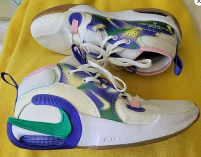 Nike Air Zoom Crossover 2 SE Big Kids Basket Ball Shoes size 7Y Pink Purple
