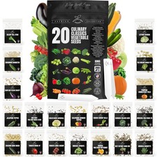 Vegetable Seeds Variety Pack – Tomato, Cucumber, Zucchini, Lettuce, Broccoli ...