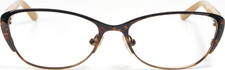 LIZ CLAIBORNE L398 0DC7 Demi Brown Metal Eyeglasses Frame 51-15-130 NO LENS NEW