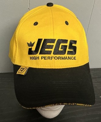JEGS High Performance Hat Cap Yellow & Black