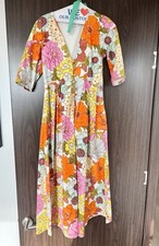 Asos Edition Cotton Floral Dress Sz 6 Worn 2 Times