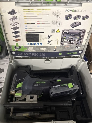 #ad Festool Carvex PSC 420 EB Cordless Jigsaw w Systainer 4.0Ah Battery amp; Blade St $350.00
