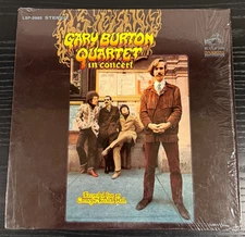 GARY BURTON QUARTET - IN CONCERT-JAZZ LP-RCA VICTOR LSP-3895 (US-1968) - VG+/EX