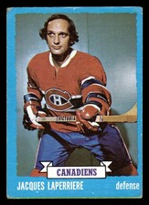 1973-74 Topps Jacques Laperriere (HOF) #137 - Montreal Canadiens - VG