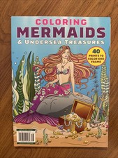 Mermaids  Undersea Treasures Coloring Book   40 Designs