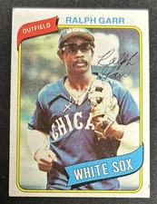 1980 Topps Ralph Garr Baseball Card #272 White Sox OF GD O/C
