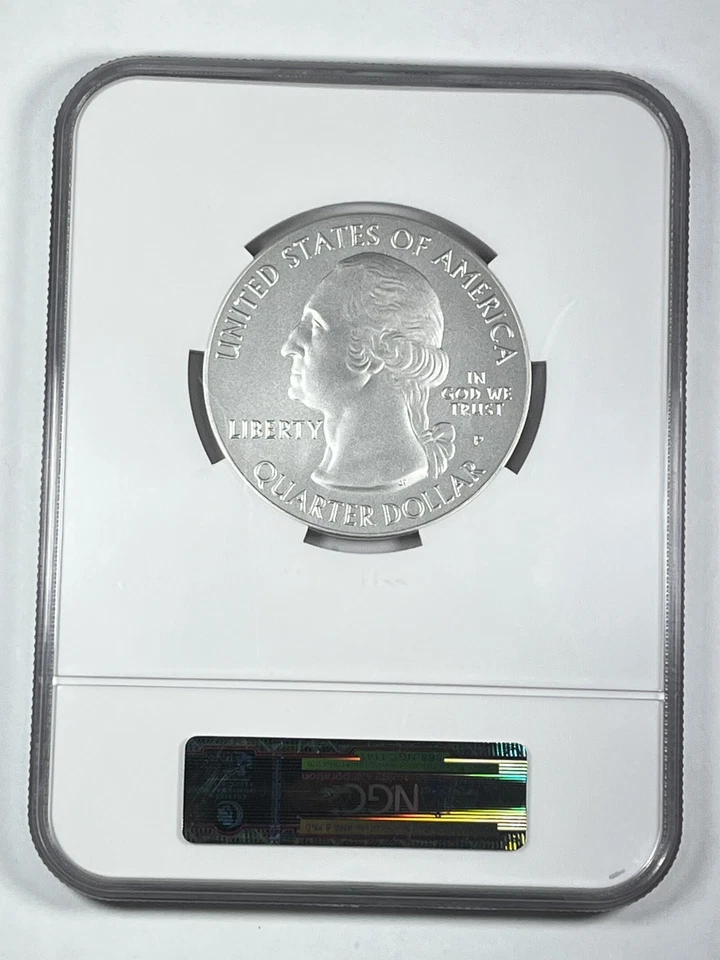 2014-P Shenandoah National Park ATB 5 oz Silver : NGC SP70 With Case - Image 3 of 4