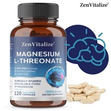 Magnesium L-Threonate Enhances Memory Focus Cognitive Brain Health 120 Capsules