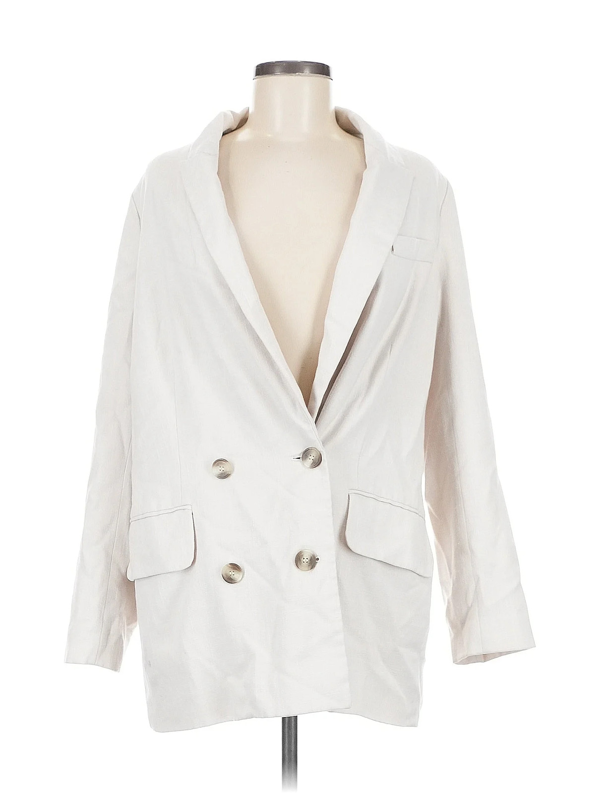 H&M Women Ivory Blazer M