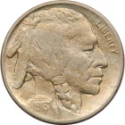 1913-D Type 2 Buffalo Nickel 5C, About Uncirculated AU, KEY DATE!