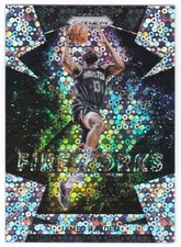 2018-19 Panini Prizm James Harden #5 Fireworks Insert Fast Break Disco Parallel