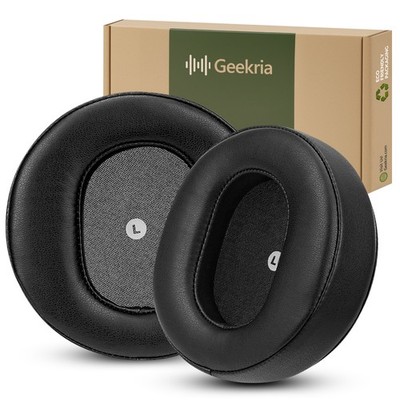 Geekria Protein Leather Ear Pads for Audeze Maxwell Wireless Headphones (Black)