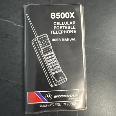 Vintage Motorola 8500X User Manual (1988) - Image 1 of 2