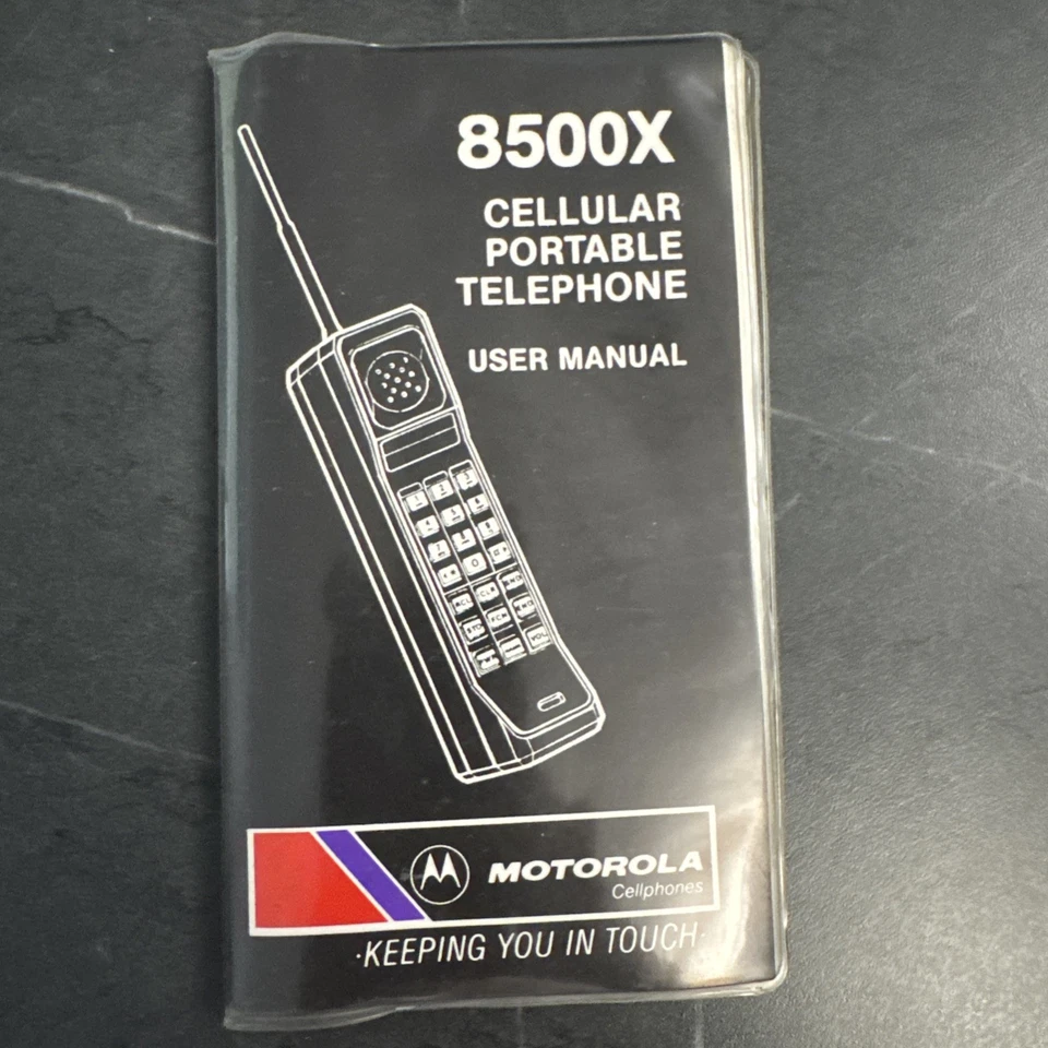 Vintage Motorola 8500X User Manual (1988) - Image 1 of 2