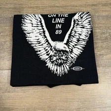 VTG Screen Stars Best Mens Union T-Shirt Size Small Slim On the Line 89' B11