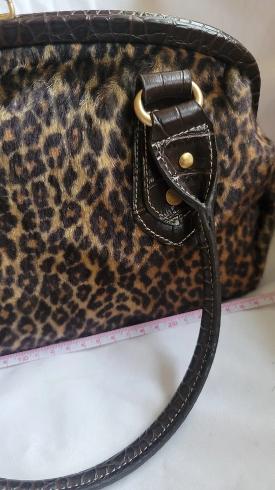 Cartera Franco Sarto Estampado Animal Negro Y Marrón 0000000742 Foto 2 de 4