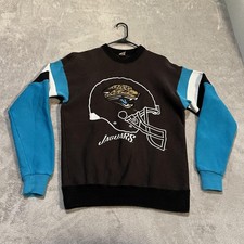 Vintage Jacksonville Jaguars Sweatshirt Mens Medium Black NFL Legends 90s
