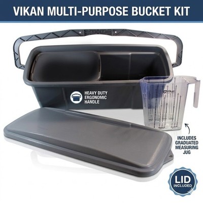Vikan 990105 Easy Prep & Go Kit 40cm Wischbox Gewerbe Reinigung Aufbewahrungseimer