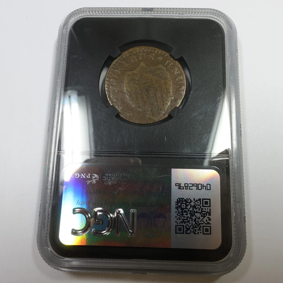 1787 NGC VAULT BOX VF30 - New Jersey No Plow Above Sprig Coin #57710A - Image 3 of 3