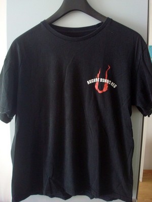 August Burning Red   Angry Music    T-Shirt Schwarz, Größe M/L, Backprint