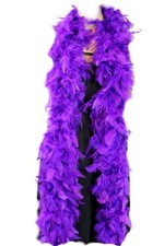 60 Gram, 2 yards Long Chandelle Feather Boa 60 gram, 2 yard-long, Purple