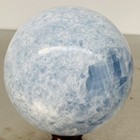 Natural Blue Celestite Crystal Sphere Ball Healing Madagascar 2540G (5.6LB) — photo 4
