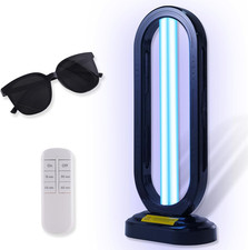 UV Light Sanitizer with Ozone,UVC Disinfection Lamp with Remote Control,Ultravio
