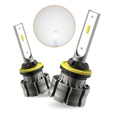 AUXI880 2-Sides LED High Headlight Low Beam Fog Light Bulb 6000K Xenon White Y