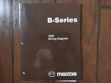 1999 Mazda B4000 B3000 B2500 B-Series Truck Electrical Wiring Diagram Manual xo