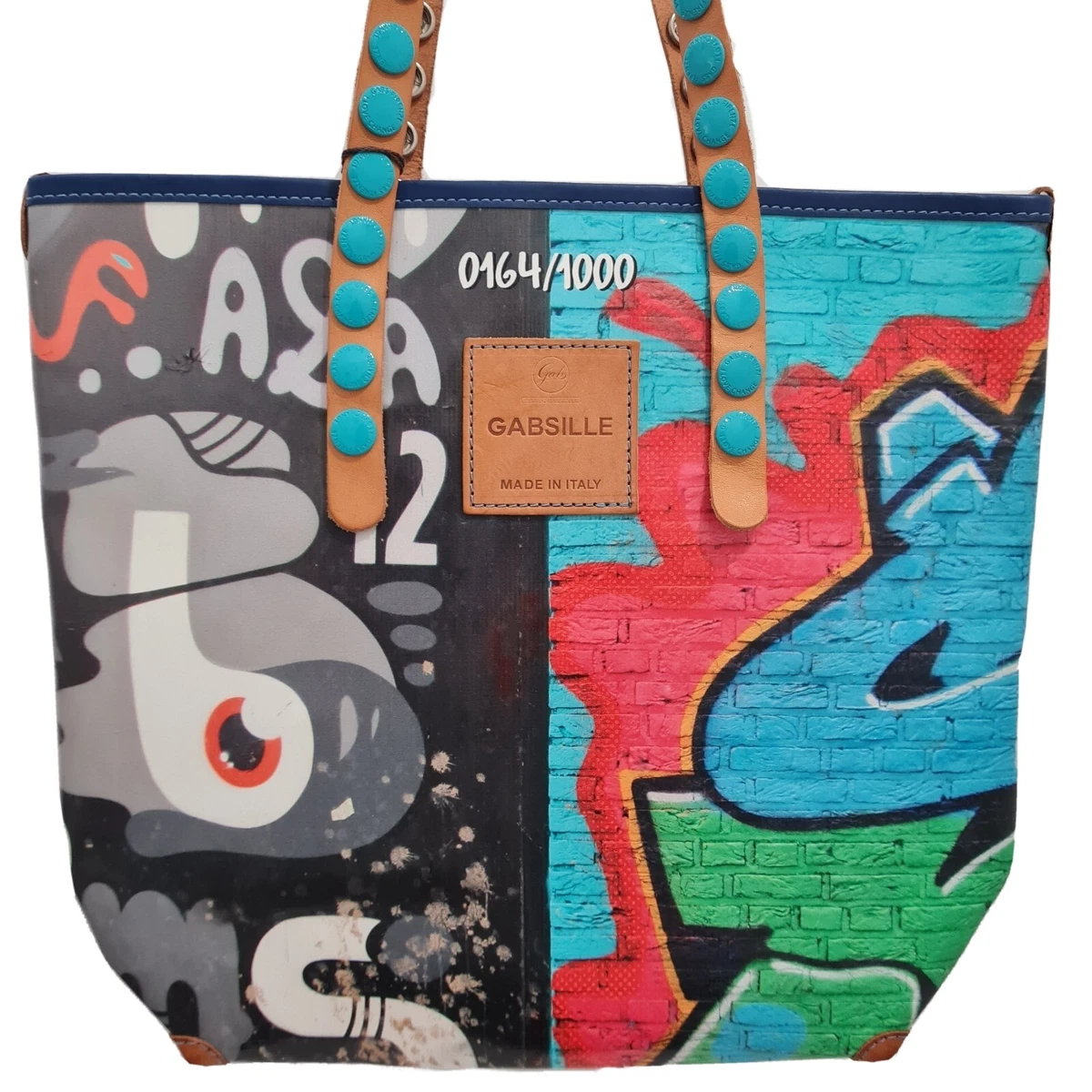 Borsa Gabs Shopping Gabsille Tg. M Sc. 40 Telone E16 Murales Nuova