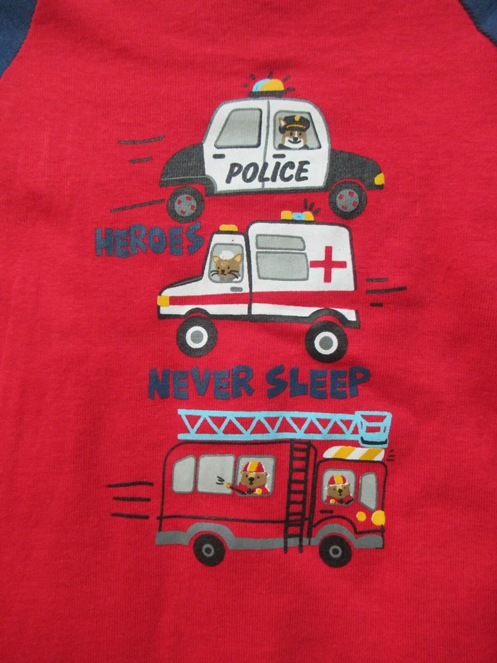 New Tags! Mon Petit Boys Size 2T Pajama Set 100% Cotton Cute! - Image 3 of 4