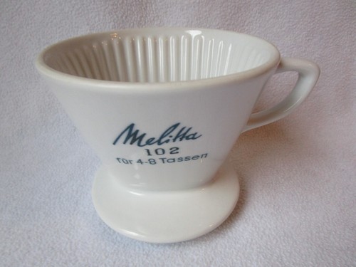 alter Melitta Schnell-Filter Kaffeefilter 102 4 Loch 4-8Tassen aus Sammlung Top - Bild 1 von 6