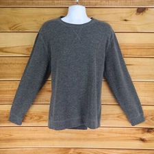 Member's Mark Crewneck Pullover Shirt Mens Sz XXL Gray Cotton Blend Long Sleeves