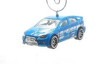 Christmas Ornament for 2008 Lancer Evolution Blue