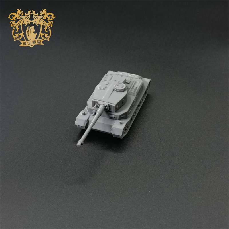 Vegetarian Group Tiger (P) Heavy Tank 1/144 Scale Tank Model 3D Printed Model